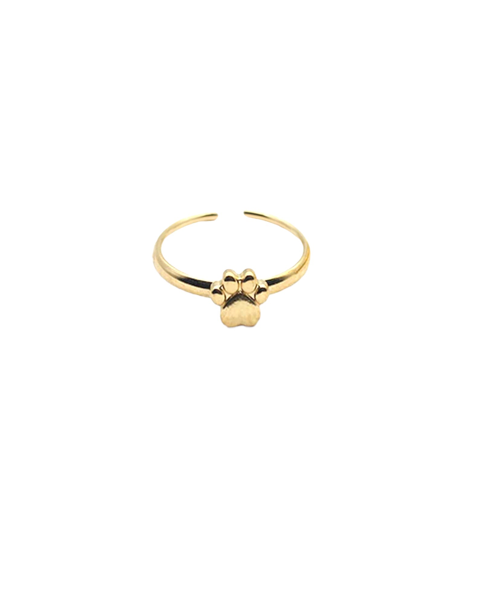 18K Gold Plated Paws ring