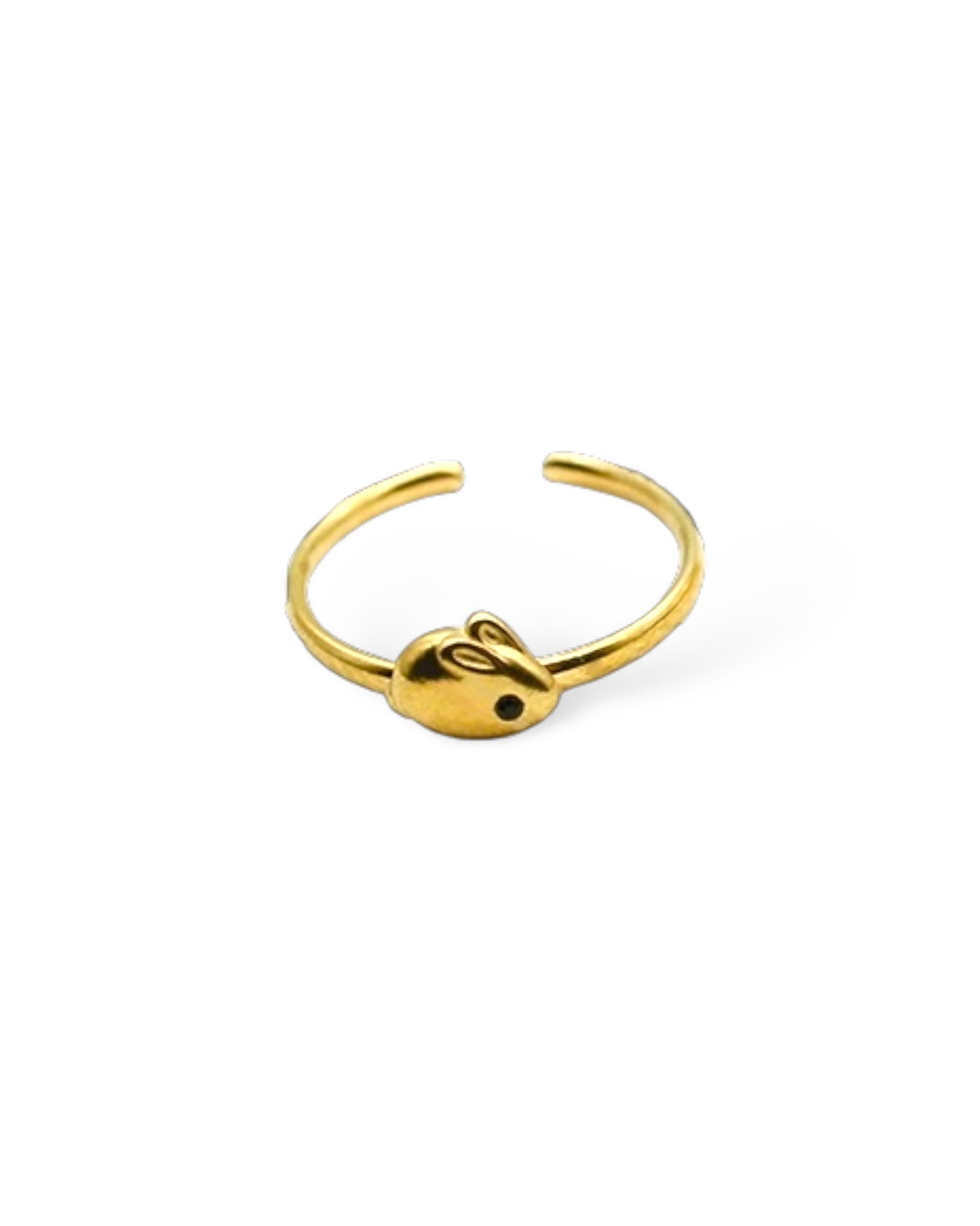 18K Gold Plated Rabbit ring