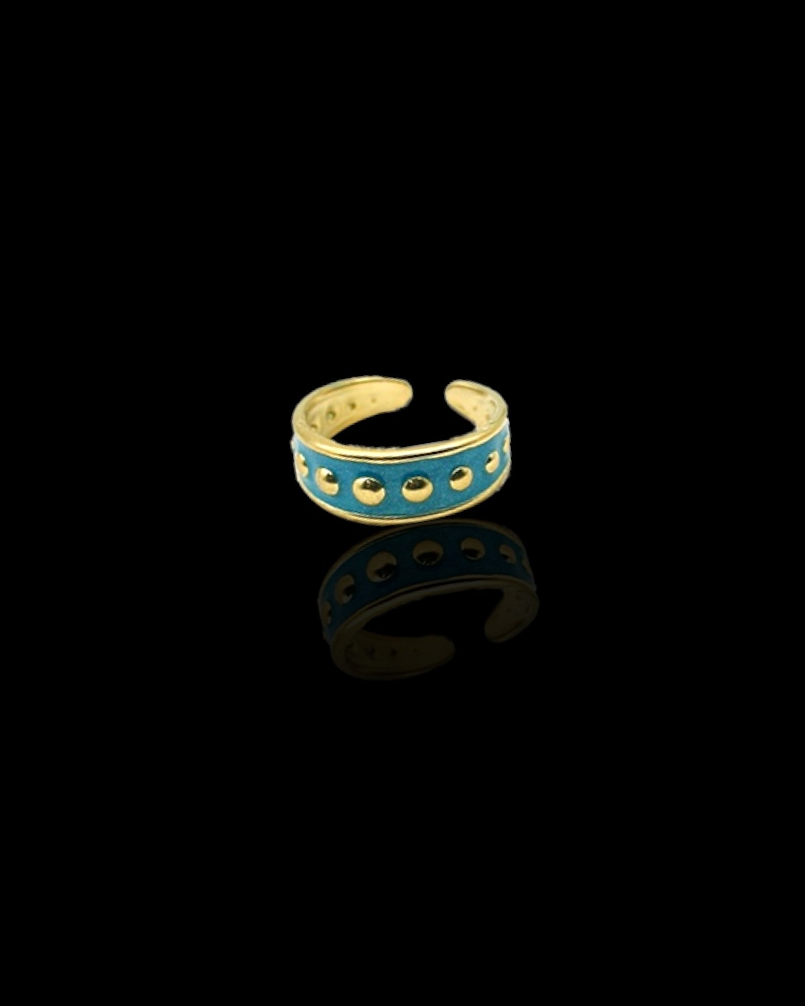 Blue Band with 18K Gold Plating